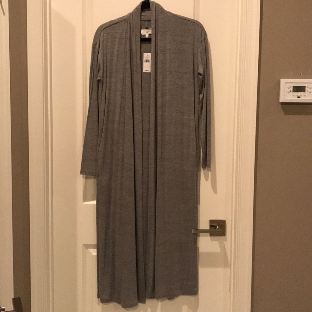 Lou&Grey Heathered Grey Duster